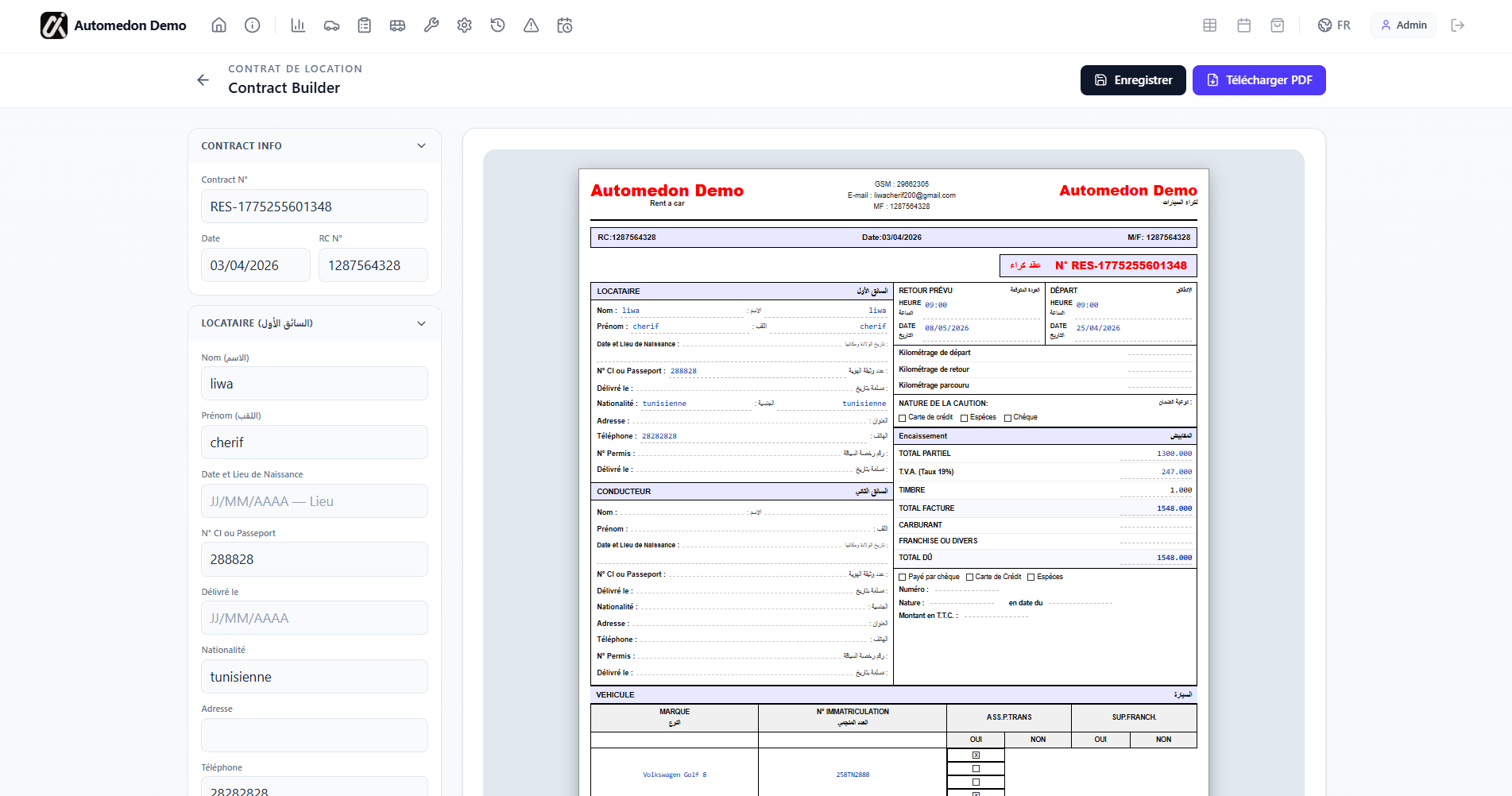 Automedon Dashboard 7